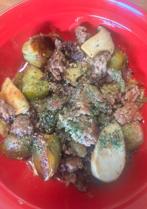 ひき肉ジャーマンポテト-レシピのメイン写真
