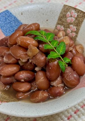 金時豆で甘さ控えめ梅煮〜♪-レシピのメイン写真