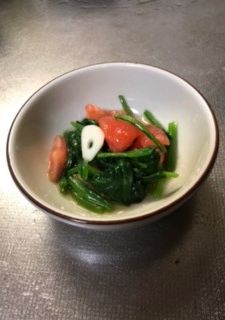 ほうれん草とトマトの彩り酢の物-レシピのメイン写真