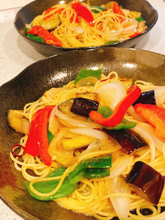 野菜たっぷりオイルパスタ-レシピのメイン写真