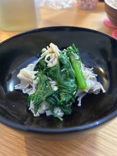 春菊とえのきのポン酢和え-レシピのメイン写真