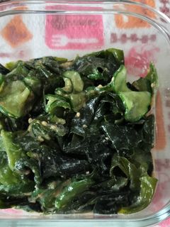 きゅうりとわかめのごま酢味噌和え-レシピのメイン写真