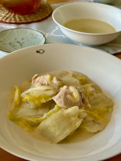 *白菜とやわらか鶏むね肉のクリーム煮*-レシピのメイン写真