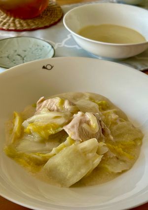 ＊白菜とやわらか鶏むね肉のクリーム煮＊-レシピのメイン写真