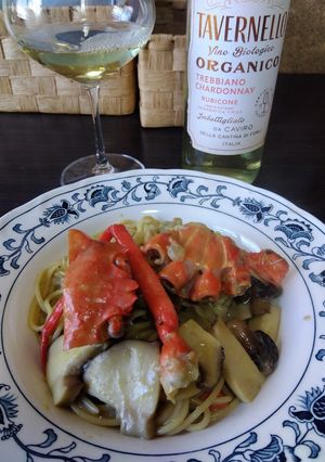 カニときのこの 濃厚 パスタ-レシピのメイン写真