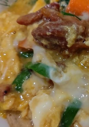 缶詰やきとりでトロトロ親子丼-レシピのメイン写真