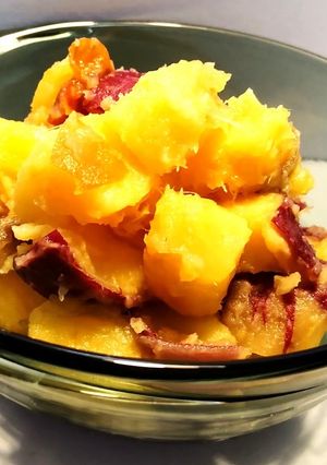 デザート系　薩摩芋と梅酵母のポテトサラダ-レシピのメイン写真