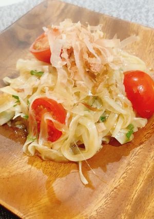 大葉と新玉ねぎの梅おかかサラダ-レシピのメイン写真