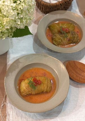 ミルクトマトのロールキャベツ ロール白菜-レシピのメイン写真