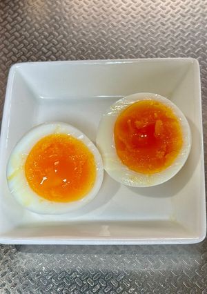 【丁度良い】冷蔵庫からそのまま！半熟卵-レシピのメイン写真