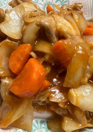 豚こまの酢豚風⭐︎簡単揚げない-レシピのメイン写真