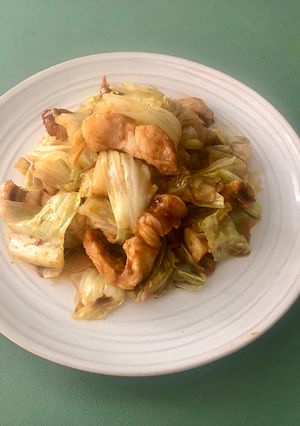 レンジで豚バラとキャベツの味噌炒め-レシピのメイン写真