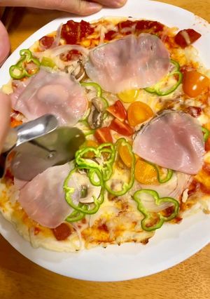 フライパンでできる！簡単ピザ生地-レシピのメイン写真