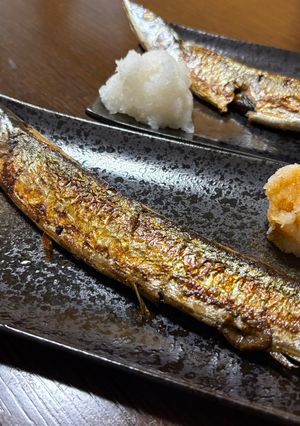 フライパンで簡単♪さんまの塩焼き-レシピのメイン写真