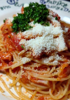 ミニトマトで作る💫シンプルトマトパスタ-レシピのメイン写真