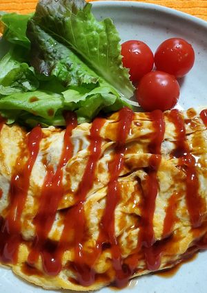 オムレツ(ひき肉)-レシピのメイン写真