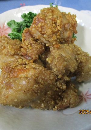 胡麻ころもの唐揚げ😋♪-レシピのメイン写真