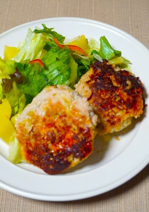 パパッとこねないハンバーグ♪-レシピのメイン写真