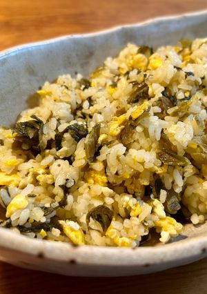 わが家の簡単高菜チャーハン♪-レシピのメイン写真
