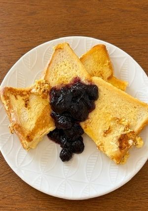 カフェ風☕フレンチトースト-レシピのメイン写真
