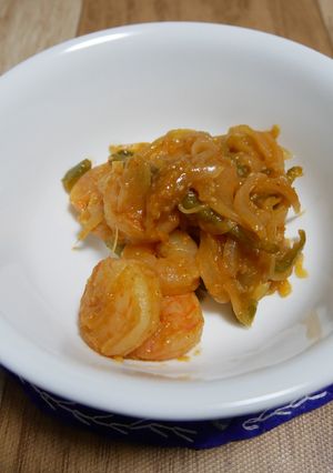 不器用チリインオイル（豆板醤）の海老炒め-レシピのメイン写真