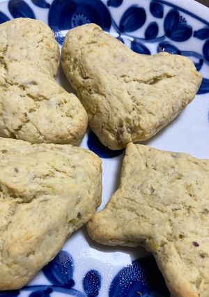 栗きんとんの残りでサツマイモスコーン-レシピのメイン写真
