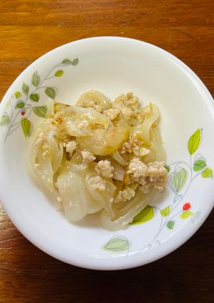 玉ねぎと挽肉のナンプラーレモン炒め-レシピのメイン写真