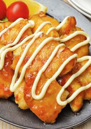 鶏むね肉の照りマヨ-レシピのメイン写真