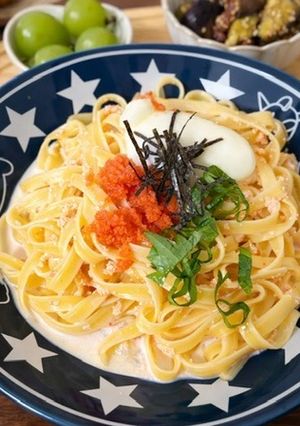 たらこクリームパスタ-レシピのメイン写真