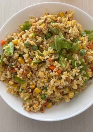 業スーの鶏そぼろを使った簡単チャーハン-レシピのメイン写真