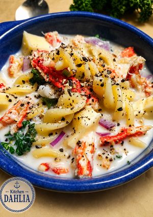 爆速アイラップ🦀たらば蟹パスタ🗽アメリカ東海岸風-レシピのメイン写真