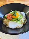 夏バテ対策!氷で冷んやり 明太そうめん