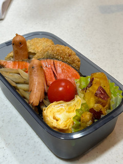 海苔サケ弁当-レシピのメイン写真
