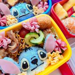 รูปของ スティッチのお弁当　キャラ弁