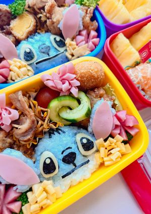 スティッチのお弁当　キャラ弁-レシピのメイン写真