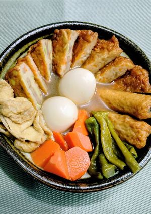 ニンジンとさつま揚げの煮物-レシピのメイン写真