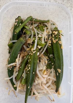 オクラ・もやし・いんげんのやみつきナムル-レシピのメイン写真