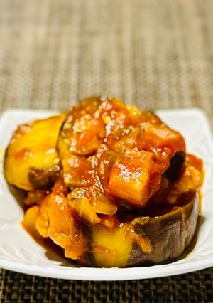 【作りおき】冷凍可！茄子ベーコンのトマト煮-レシピのメイン写真