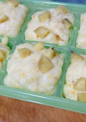 【離乳食後期】芋かぼ蒸しパン-レシピのメイン写真
