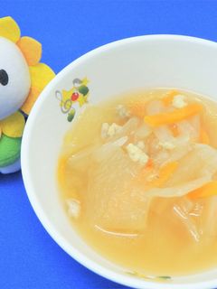とうがんのコンソメスープ★尾張旭市学校-レシピのメイン写真
