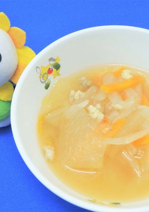 とうがんのコンソメスープ★尾張旭市学校-レシピのメイン写真