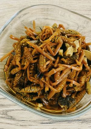 つくしの佃煮 しいたけ、生姜入り-レシピのメイン写真