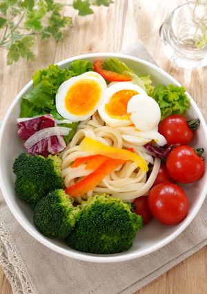 時短＆簡単☆サラダうどん♪-レシピのメイン写真