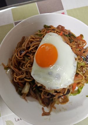 ボリューム満点、大盛り焼きそば-レシピのメイン写真