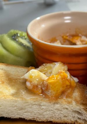 トースターとココットでトロトロ卵焼き-レシピのメイン写真