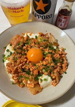 崩し豆腐鶏キムチのせ-レシピのメイン写真