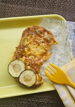 ふわとろフレンチトースト！ズッキーニのせ-レシピのメイン写真