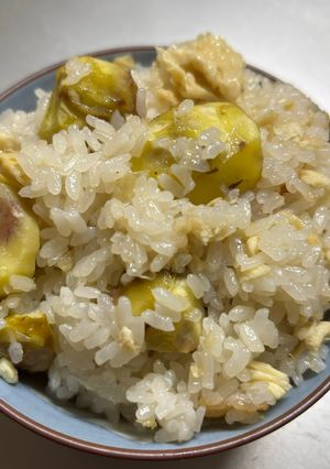 湯葉入り栗ご飯-レシピのメイン写真