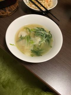 水菜と大根の中華スープ-レシピのメイン写真