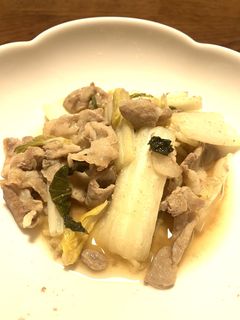 豚と白菜のポン酢炒め-レシピのメイン写真